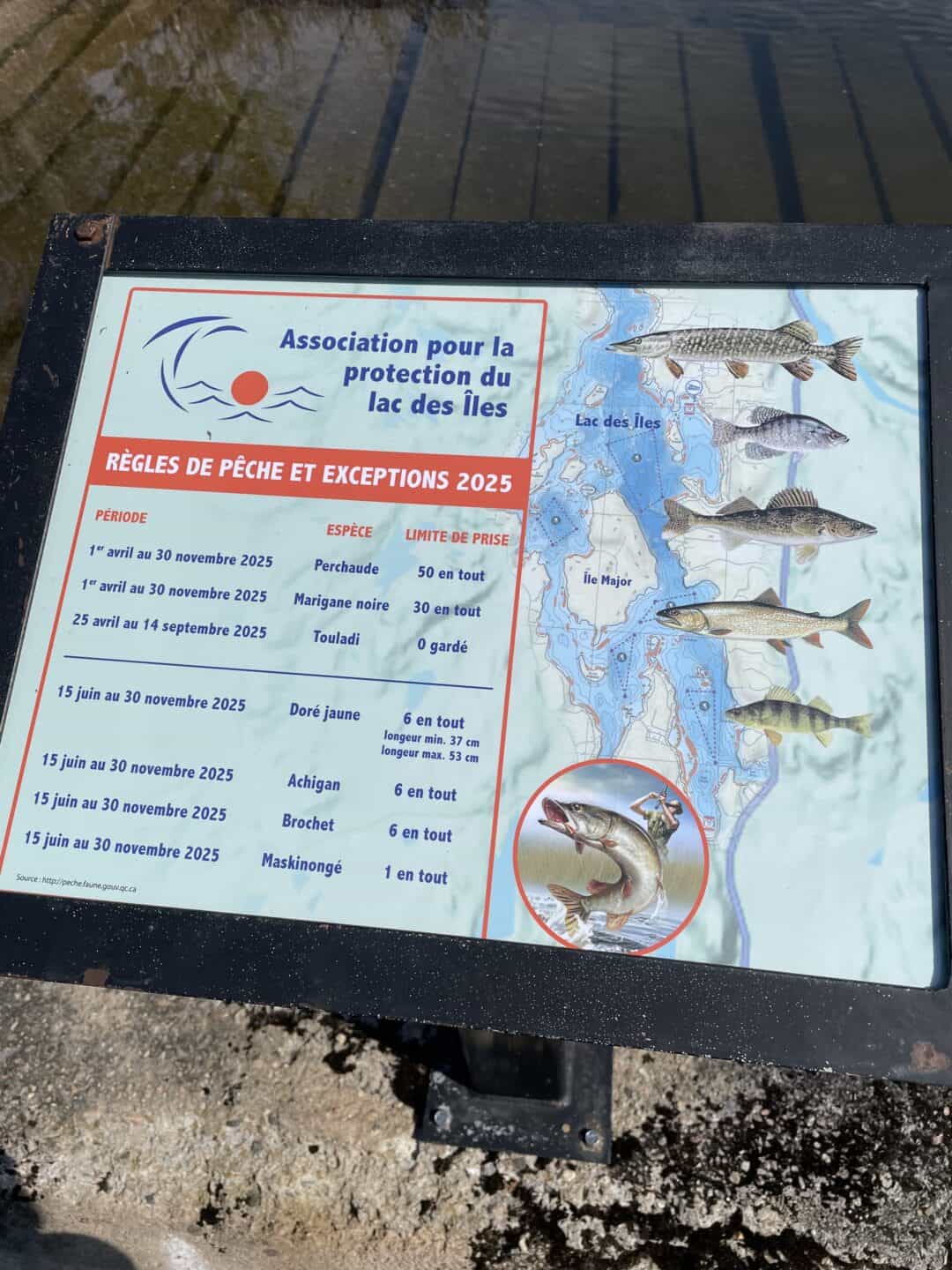 La pêche en 2026 au lac des Îles | Association de protection du Lac-des ...